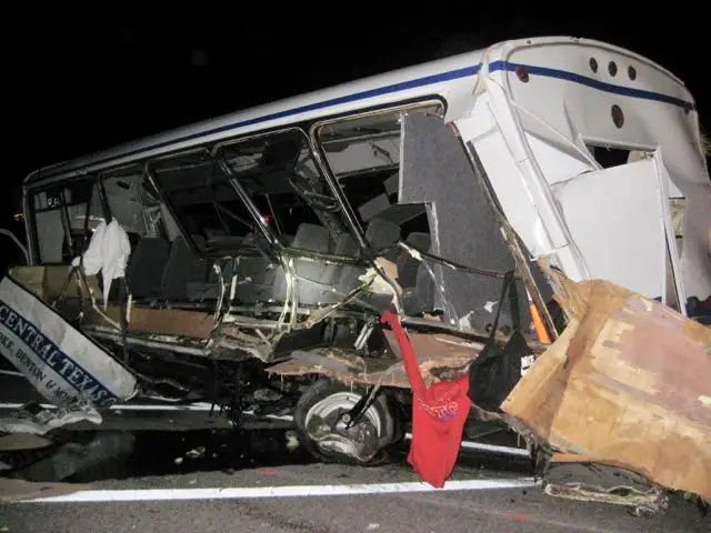 Champion Defender Bus Crash Killed 4 Women Softball Players from North Texas Central College on September 26, 2014